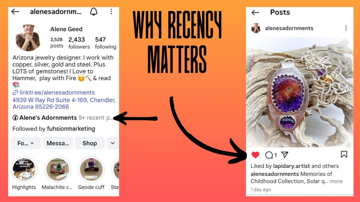why recency matters for Instagram credibility