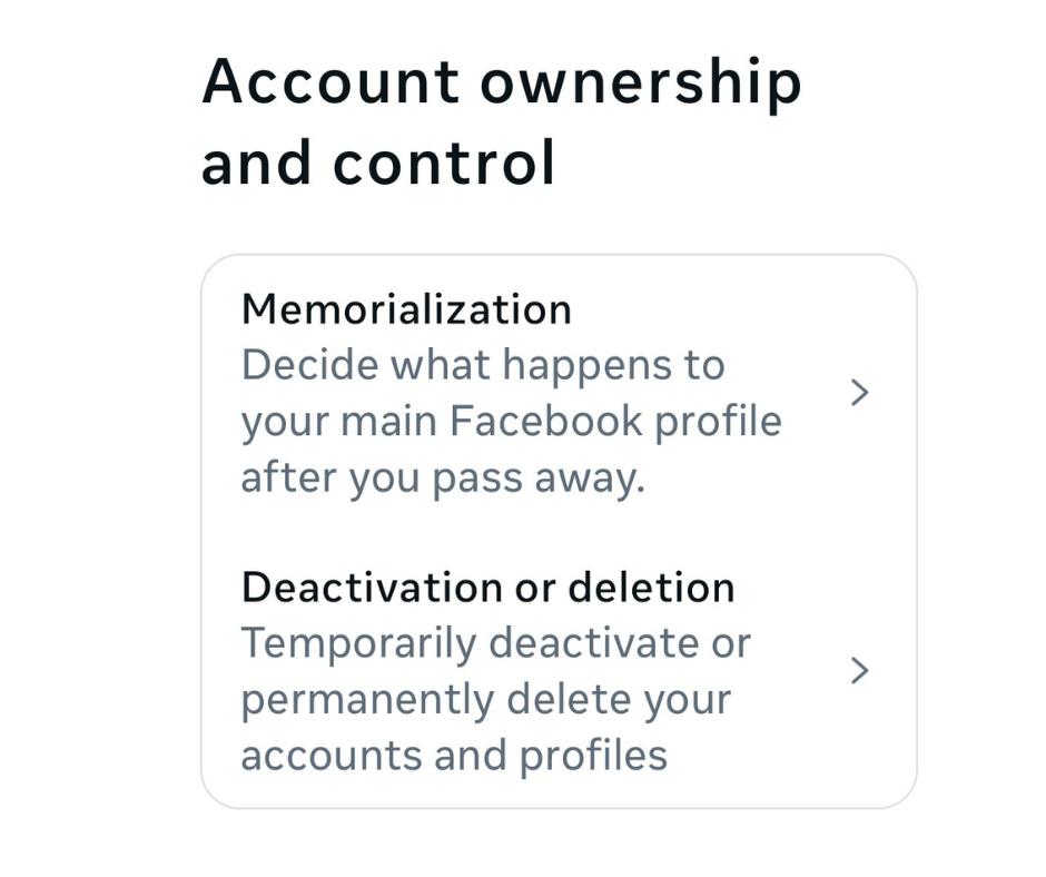 delete option for Meta delete option for Meta