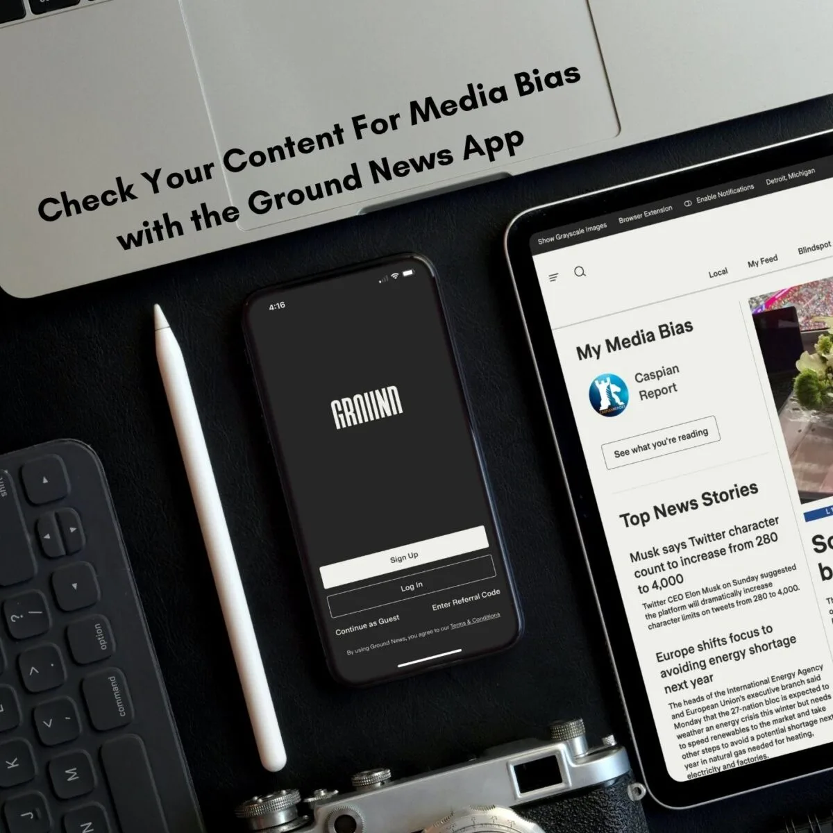 ground news app to check media bias