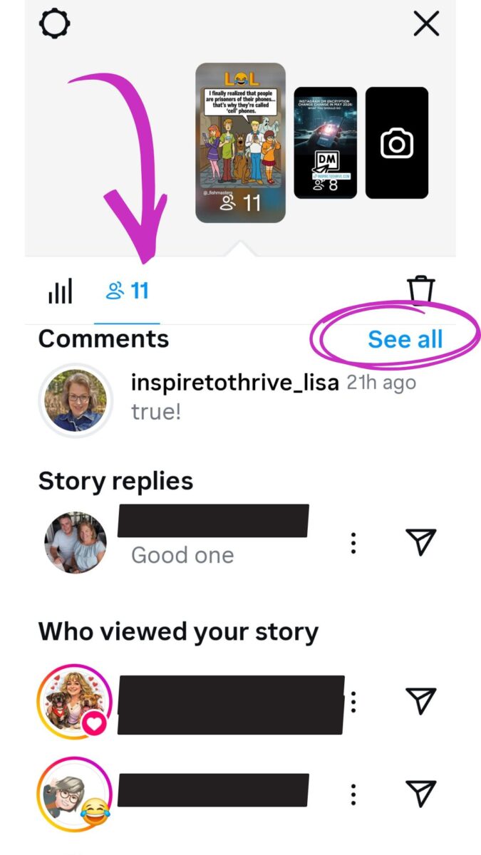how to see who viewed your IG story