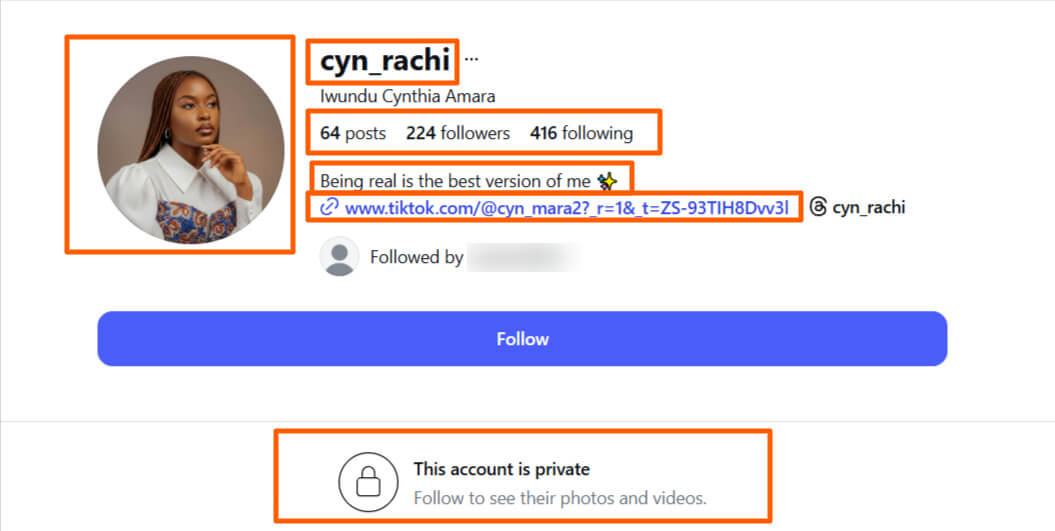 Cynthia Amarachi on Instagram Cyn Rachi on Instagram