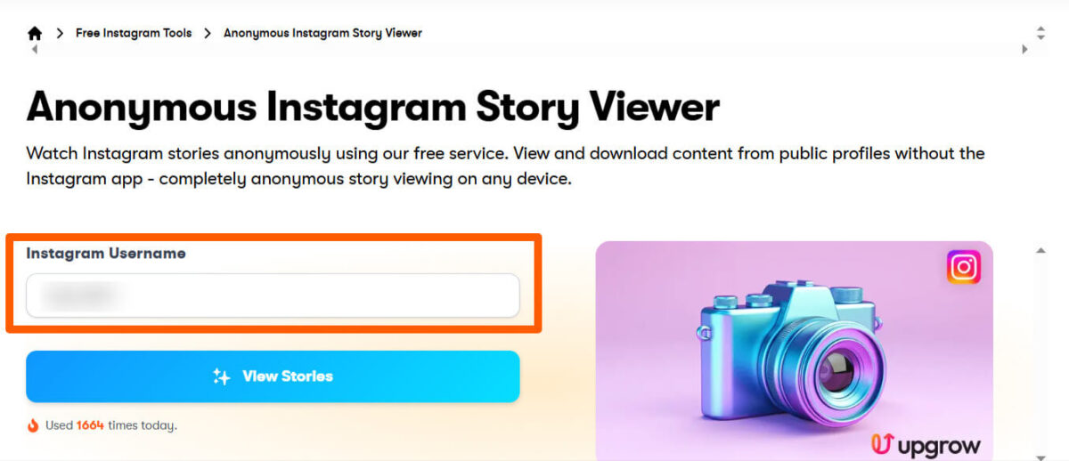 Upgrow Instagram anonymous viewer Upgrow Instagram anonymous viewer