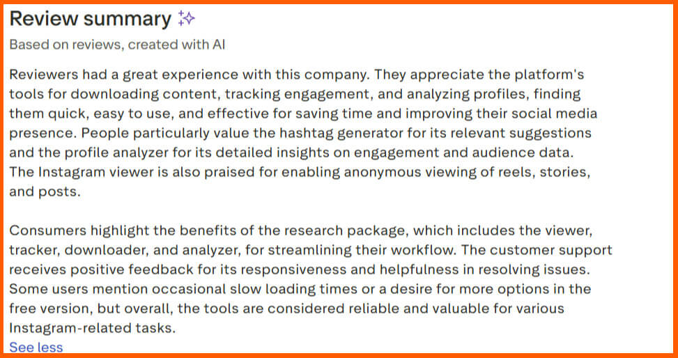 Inflact review summary