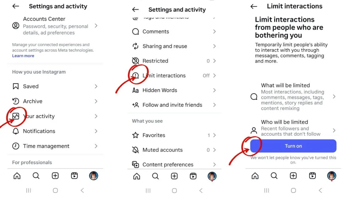 limit interactions limit interactions on instagram for greater privacy