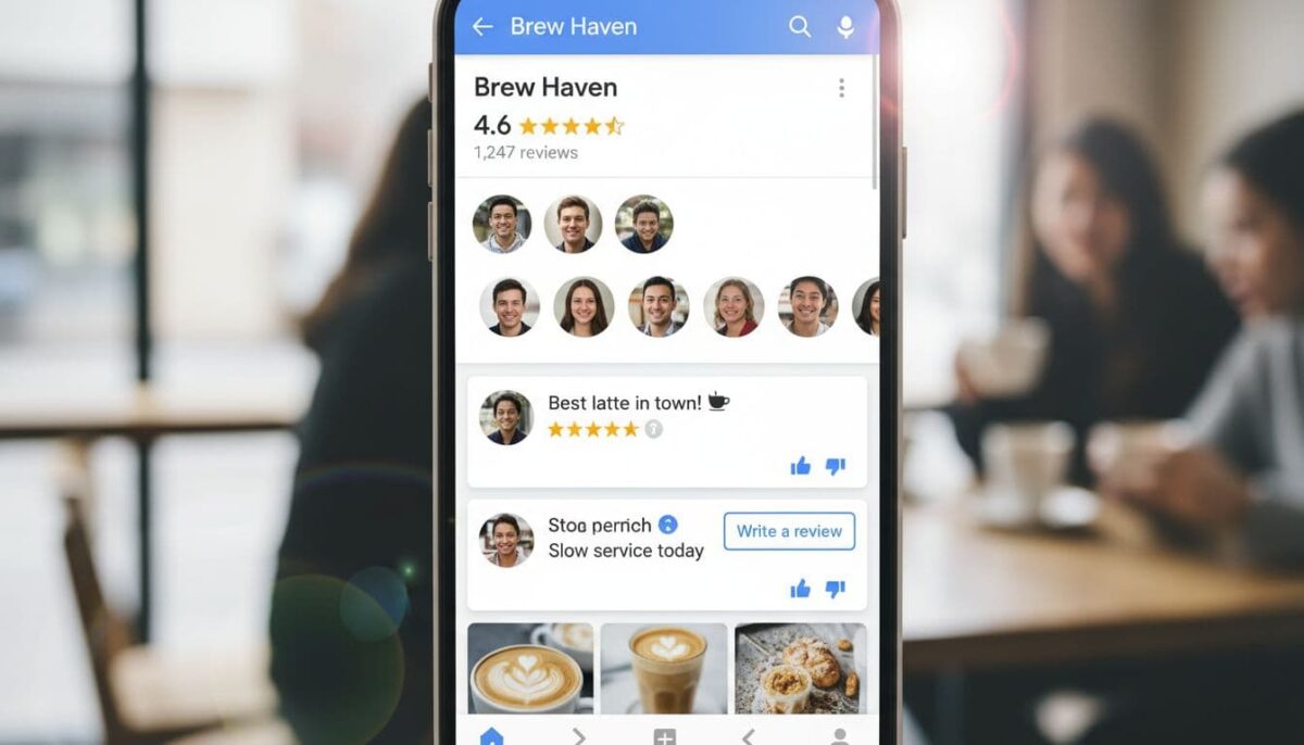 Google reviews of your business