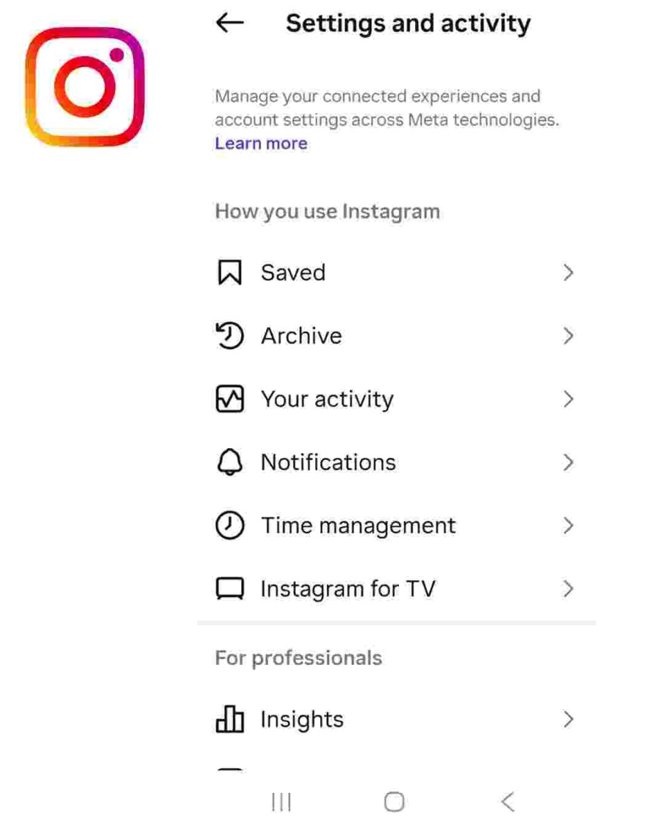 Where to find your account activity