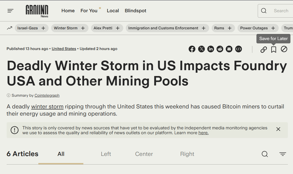How to save for later in Ground News Pro