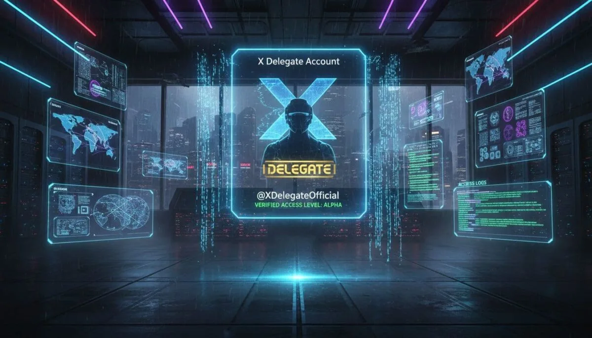 example of an X delegate account and how and when to use one