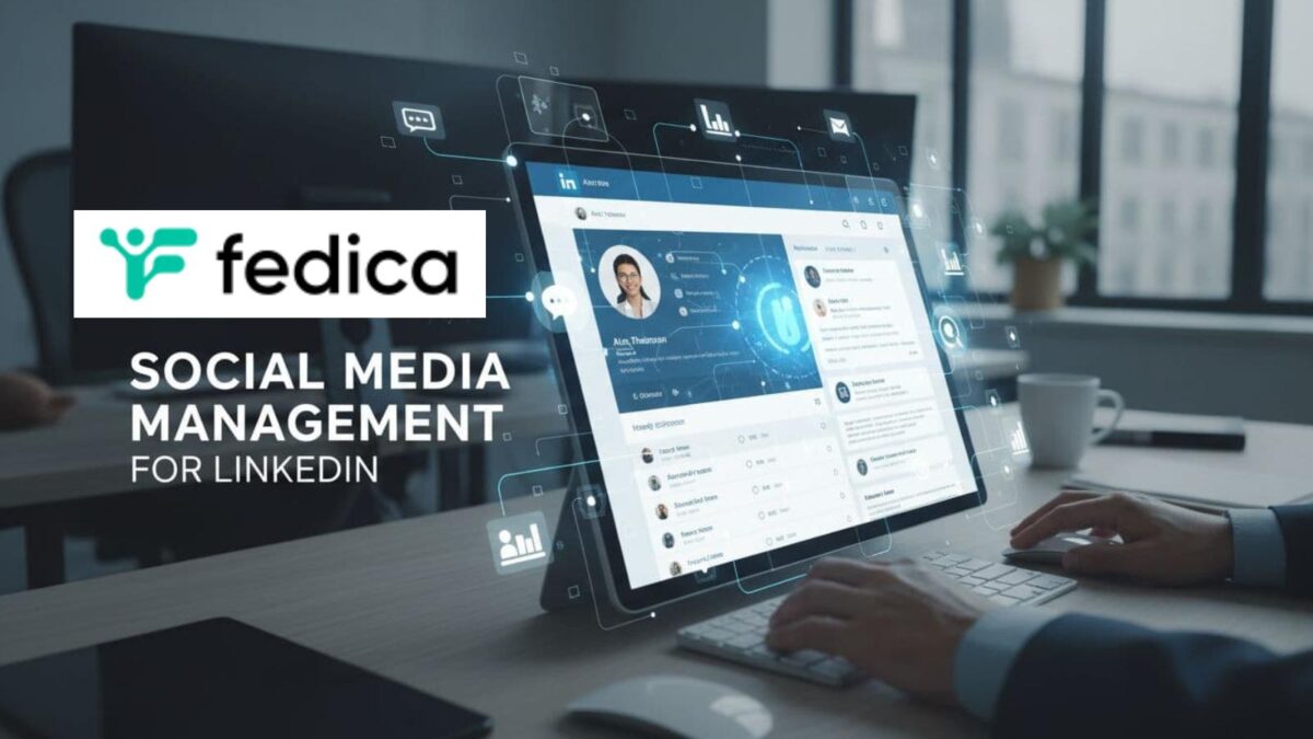 Use Fedica for LinkedIn social media scheduling tools and a management tool