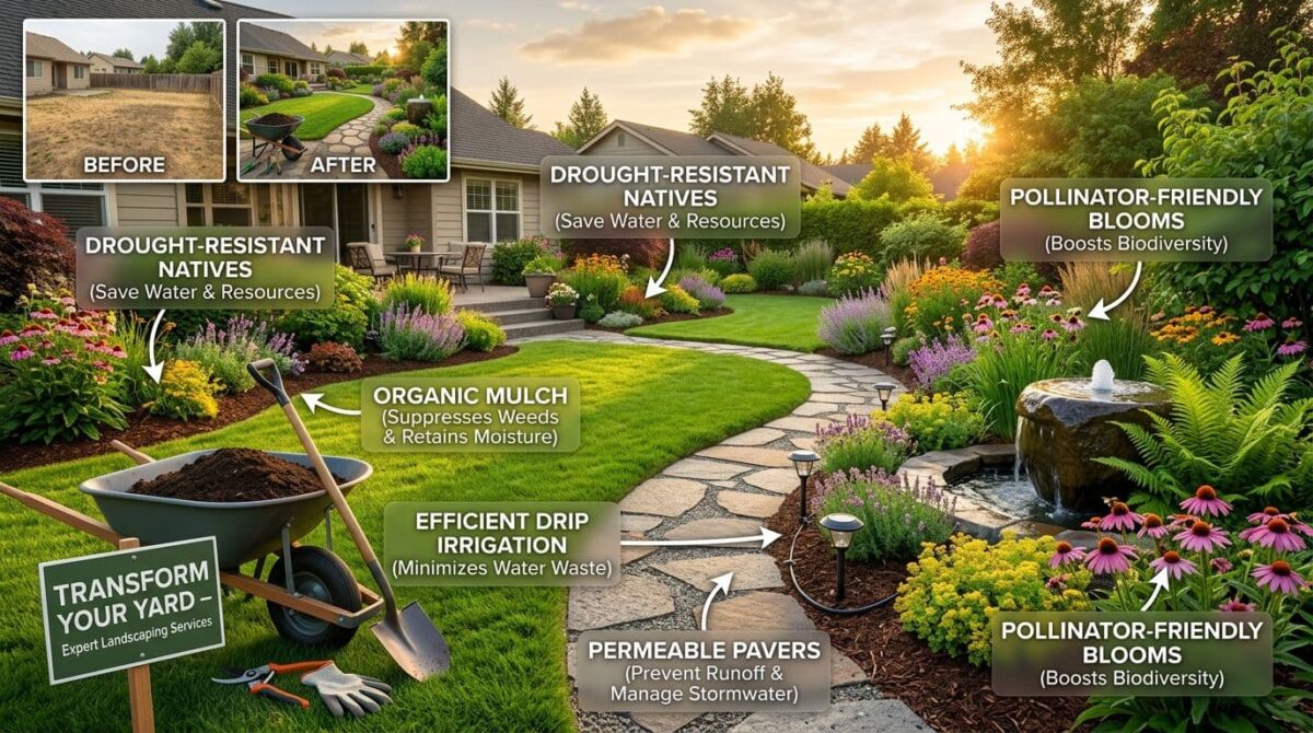 drought resistant lawn infographic great for helpful content