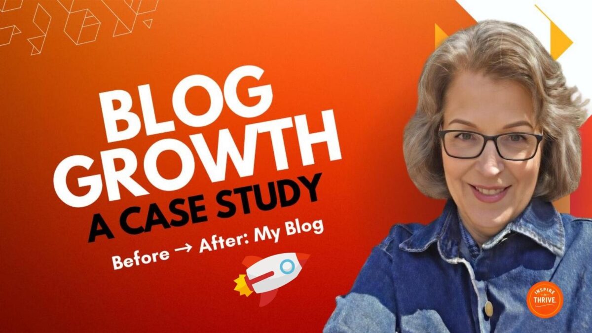 A blog growth case study by Lisa Sicard of Inspire To Thrive