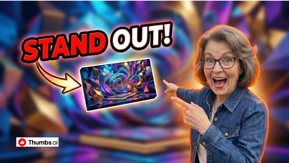 Stand out on YouTube with Thumbs AI thumbnail generator.