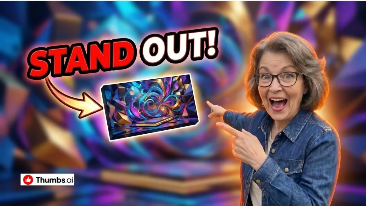 Stand out on YouTube with Thumbs AI thumbnail generator.