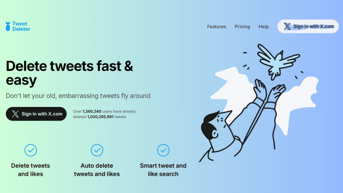 The Tweet Deleter tweet managment tool tool for X management.