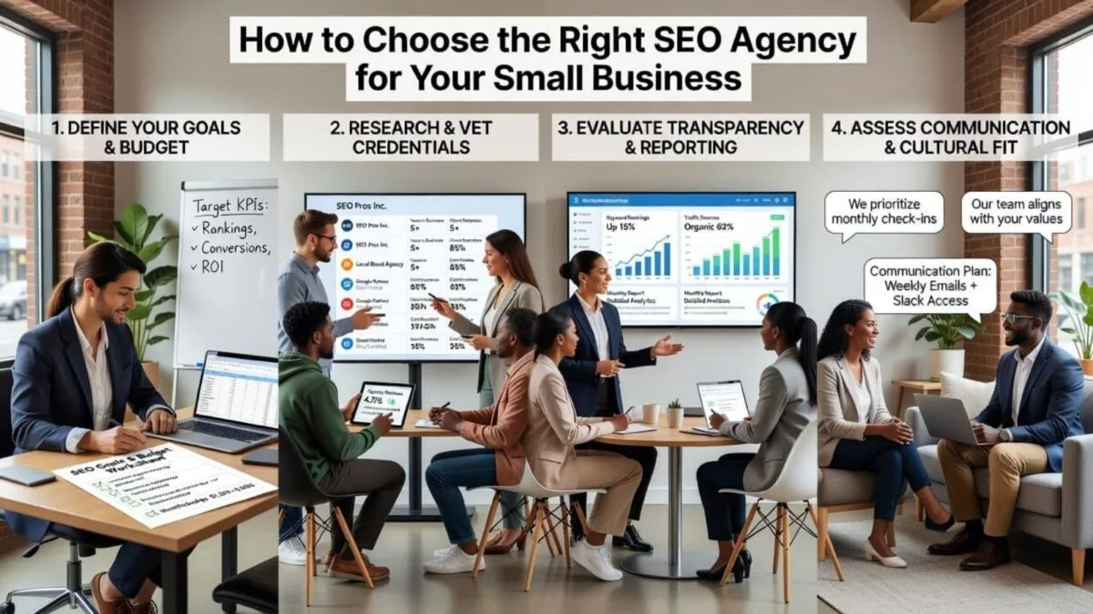 How to choose the right SEO agency for your small business.
