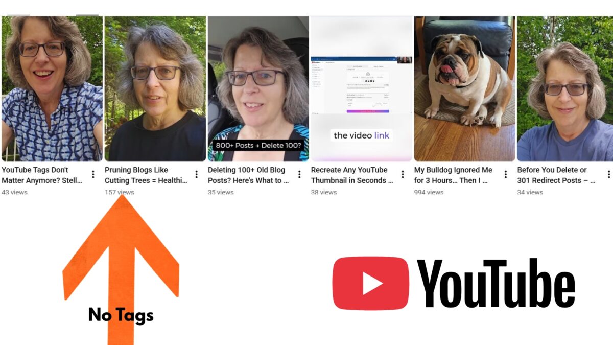 Videos with fewer views despite tags vs. untagged video with 994 views