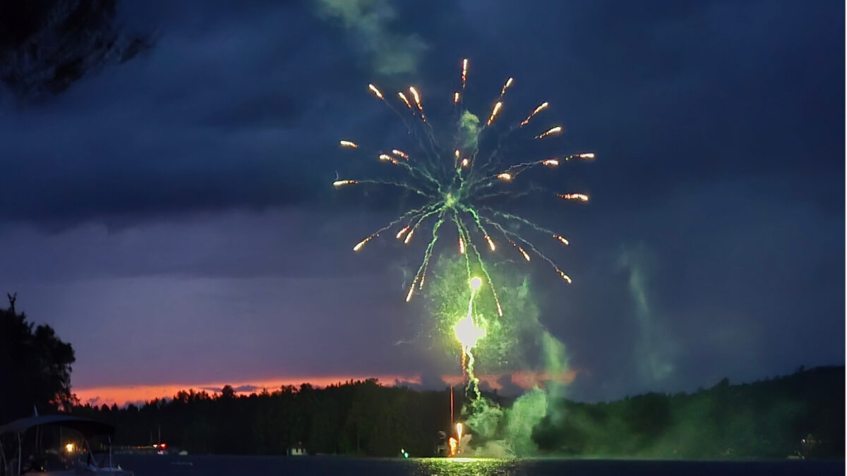 Fireworks show gone wrong - analogy for sudden blog traffic drop and recovery