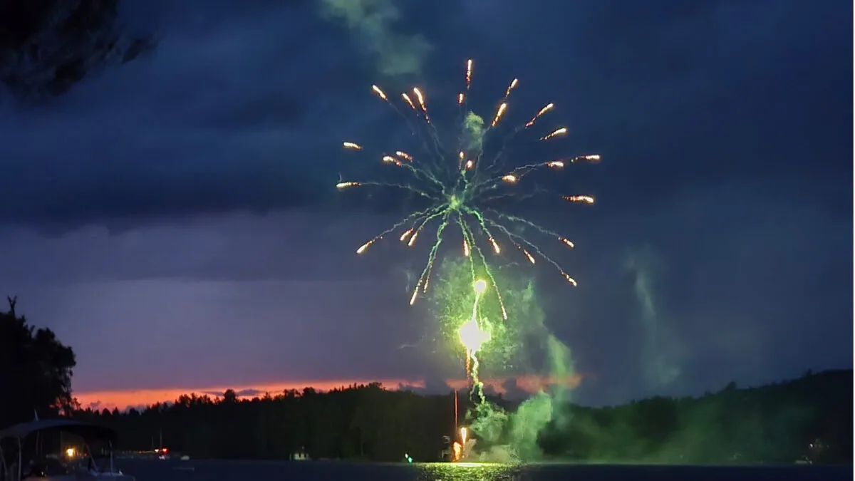 Fireworks show gone wrong - analogy for sudden blog traffic drop and recovery