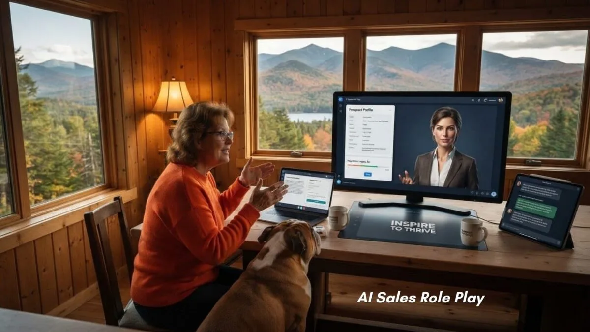 AI Sales Role Play with Lisa and Stella at Inspire To Thrive.