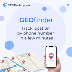 geofinder-track-location Geofinder app tracking phone location by number on a map