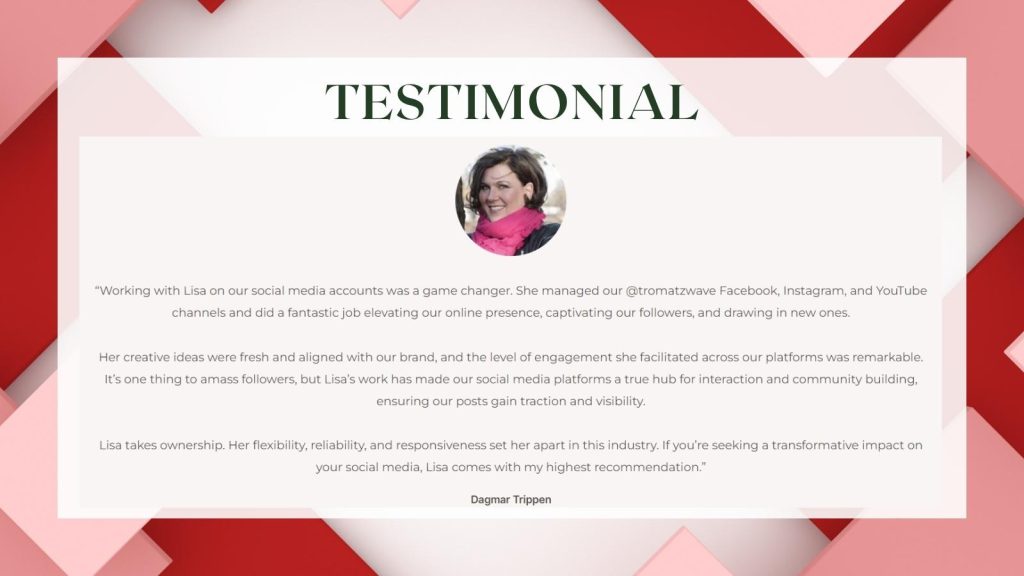 a review testimonial