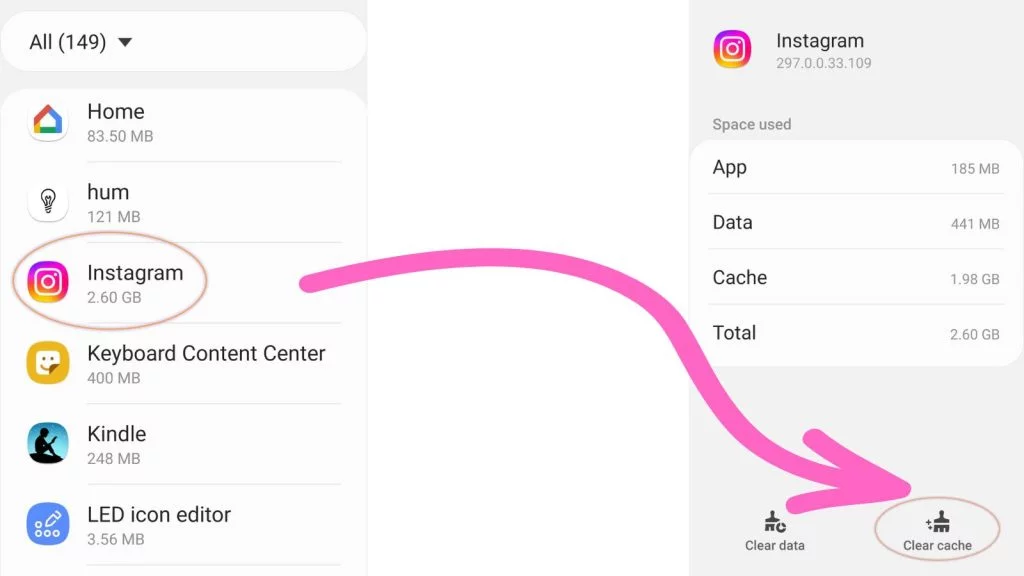 Why Clear Instagram Cache