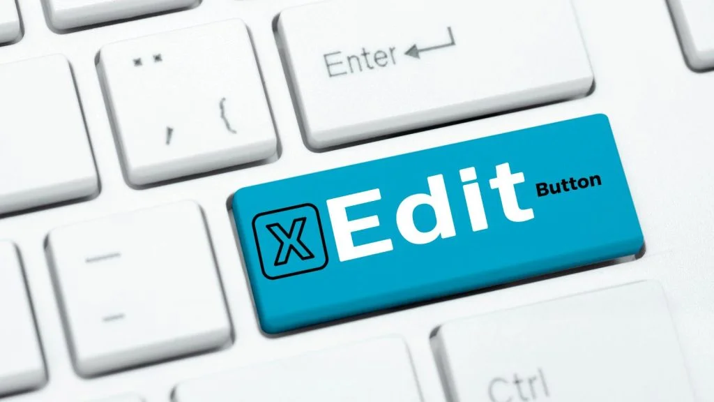 Twitter edit button